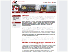 Tablet Screenshot of investorimmigrant.com